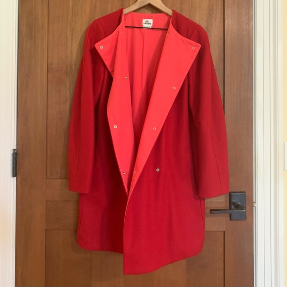Red Lacoste Coat - Picture 2 of 4